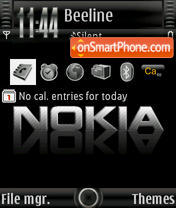 Nokia theme es el tema de pantalla