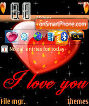 I Love You theme screenshot