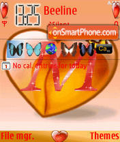 M Love tema screenshot