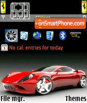 Ferrari Theme theme screenshot