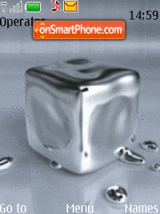 Animated Cube tema screenshot