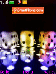 Animated Dices tema screenshot