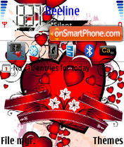 Valentine's Day tema screenshot