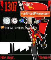 Communist Girl S60v3 tema screenshot