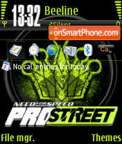 Capture d'écran ProStreet S60 3rd FP1 thème