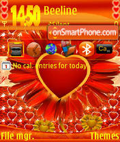 Love Valentine S60v3 es el tema de pantalla