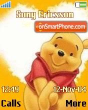 Love Pooh tema screenshot