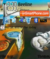 The Persistence of Memory Dali Theme-Screenshot