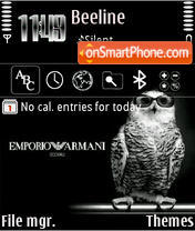 Armani 02 tema screenshot