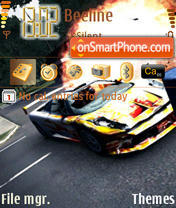 Crashday tema screenshot