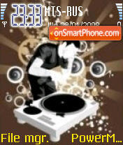 DJ Theme theme screenshot