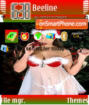 Merry X-mass tema screenshot