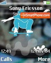 Walkman Boarder tema screenshot