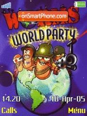 Capture d'écran Worms World Party thème