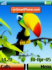 Parrot 01 tema screenshot