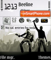 Concert tema screenshot