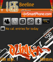 Graffiti 04 tema screenshot