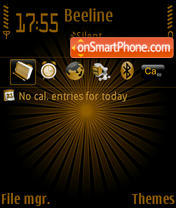 Sunshine tema screenshot