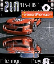 Animated Renault Megane tema screenshot