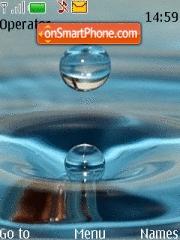 Скриншот темы Water Drop