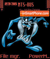 Taz Blue tema screenshot