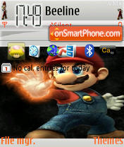Capture d'écran Mario Theme thème
