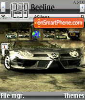 Mercedes Need for Speed Car theme screenshot