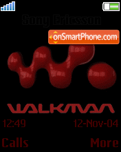 Скриншот темы Walkman Red