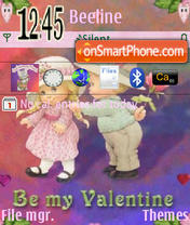 Be My Valentine tema screenshot