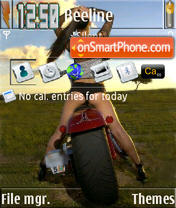 Bike 02 S60v3 tema screenshot