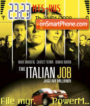 Capture d'écran The Italian Job thème