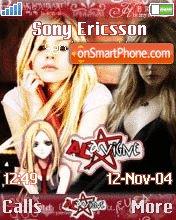 Avril Cool tema screenshot