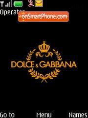 Capture d'écran Dolce Gabbana V2 thème