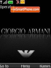 Giorgio Armani tema screenshot