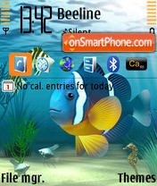 Capture d'écran Clownfish thème