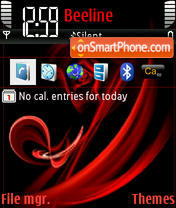 Red Theme-Screenshot