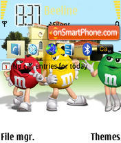 M & M's v2 [Default Icons] tema screenshot