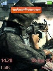 Скриншот темы Call Of Duty