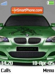 Green Bmw es el tema de pantalla