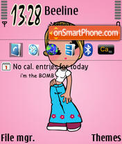 Pinky Girl Theme-Screenshot