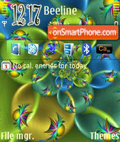 Lovely Colours Mix tema screenshot