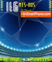 UEFA tema screenshot