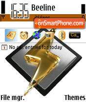 Скриншот темы Winamp Logo