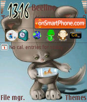 Hungry Cat tema screenshot