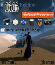 The Road theme screenshot
