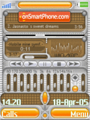 Animation Winamp theme screenshot