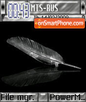 Скриншот темы Feather s60