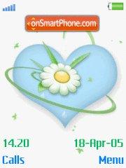 Flower Heart 01 tema screenshot