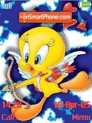 Скриншот темы Cupid Tweety