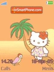 Desert Kitty tema screenshot